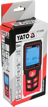 Лазерный дальномер YATO ЦИФРОВОЙ 50М