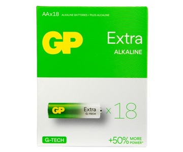 18 sztuk BATERIA ALKALICZNA GP Extra R6 AA paluch