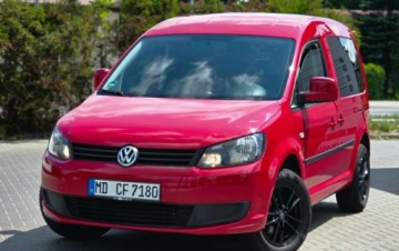 Volkswagen Caddy III Kombi Facelifting 1.6 TDI 102KM 2014 Volkswagen Caddy 1,6 TDI 102Km Navi Import Raty Oplaty ASO Gwarancja