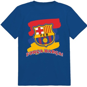 KOSZULKA DZIECIĘCA T-SHIRT DLA DZIECKA FC BARCELONA 140 PREZENT JAKOŚĆ