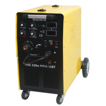 SPAWARKA MIGOMAT MAGNUM 330W MIG MMA 4x4 UCHWYT 5M