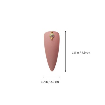 Накладные ногти Фальшивые французские чипсы 24 шт.