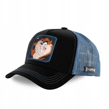 Czapka z daszkiem Capslab LOONEY TUNES TAZ czarny Trucker diabeł tasmański