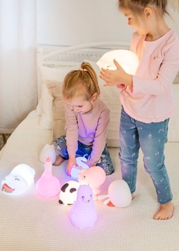 InnoGIO Lampka nocna dziecięca na dotyk Króliczek