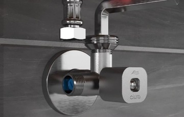 DURO SOLID Угловой клапан 1/2x3/4x3/8 BIS с защитой от накипи