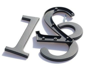 НОМЕР ДОМА, ЦИФРЫ ДЛЯ ДОМА, БУКВЫ графит 8