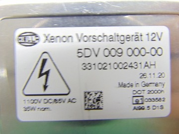 MĚNIČ XENON HELLA 5DV00900000 NOVÝ ORIG.