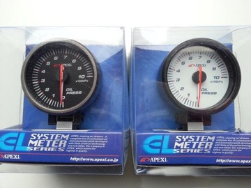 APEXI ELII стиль ДАВЛЕНИЕ МАСЛА 60 мм БЕЛЫЙ