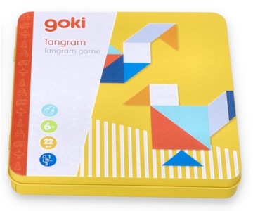 MAGNETYCZNA GRA TANGRAM UKŁADANKA MONTESSORI DLA DZIECI 6 LAT GOKI