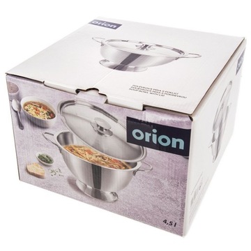 Супница из нержавеющей стали 4,5 л.