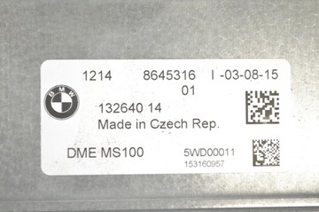 BMW I3 2015 ŘÍZENÍ / MODUL ECU