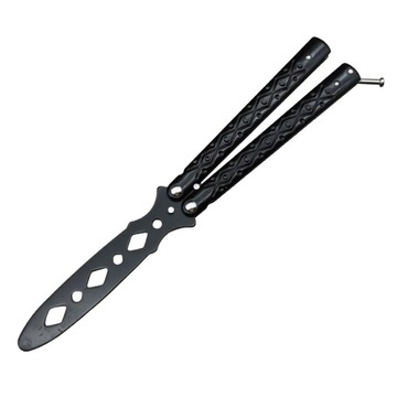 Butterfly Balisong Trainer Training Knife Tool Safe Use Black