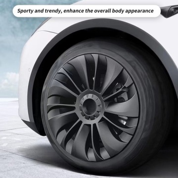 Матова чорна ковпак втулки колеса 19in для Tesla Модель Y 2021 2023