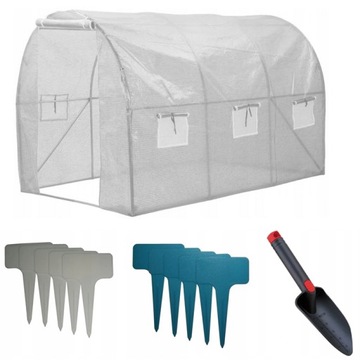 TUNEL FOLIOWY OGRODOWY 2x3m 6m2 SZKLARNIA PREMIUM - PROFIL Fi 25 x 0,7mm