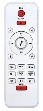 LAMPKA PROJEKTOR GWIAZD LED BLUETOOTH USB BIAŁY