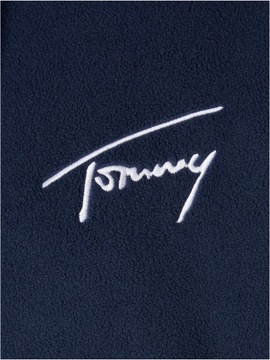 TOMMY HILFIGER BLUZA MĘSKA POLAR SIGNATURE NAVY rL