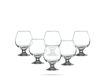 6 kieliszków do brandy 390 ml MISKET LAV