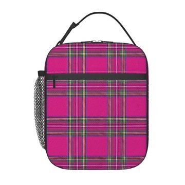 Royal Stewart Tartan Thermal Insulated Lunch Bags Women Comic Cartoon