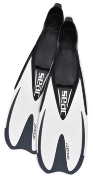SEAC Speed, Płetwy krótkie basenowe, białe, 40-41