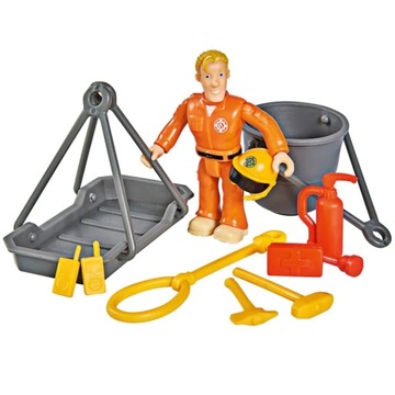 ПОЖАРНЫЙ СЭМ СПАСАТЕЛЬНЫЙ ВЕРТОЛЕТ ВОЛЛАБИ + ФИГУРКА КОРЗИНЫ AKC GRIPPER. СВЯТОЙ/ЗВУК