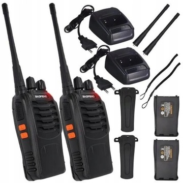 НАБОР ИЗ 2 РАТИЙ Baofeng BAOFENG BF-888S HT РАЦИЯ PMR FM