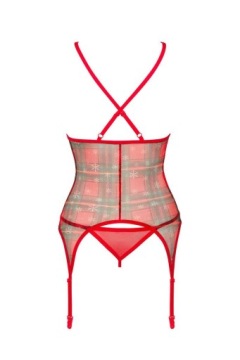 Корсет и стринги Obsessive Jollymore XL/2XL