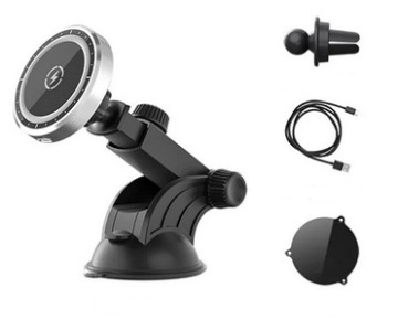 АВТОМОБИЛЬНЫЙ ДЕРЖАТЕЛЬ MAGSAFE ЗАРЯДНОЕ УСТРОЙСТВО 15ВТ 3В1