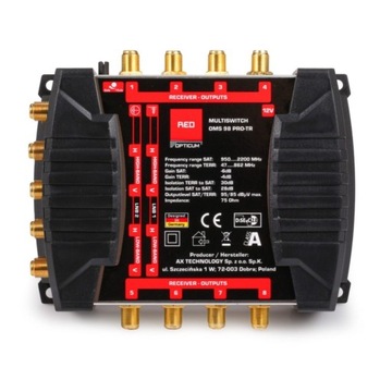 Multiswitch OPTICUM OMS 98 PRO | 9/8 4K NC+ Polsat