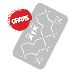 SZABLON MALARSKI do kafelków płytek AVELEDA 60x60