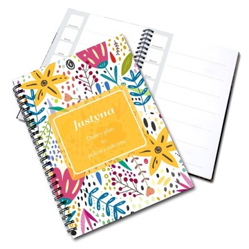 NOTES PERSONALIZOWANY na spirali A5 twarda oprawa