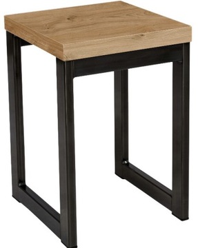Табурет 46 см LOFT BLACK Solid Colors Табуреты