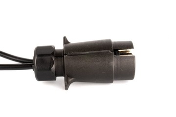 Кабель прицепа 7-контактный, 4 м, 7-контактный байонетный разъем 5-контактный штекер Mantes