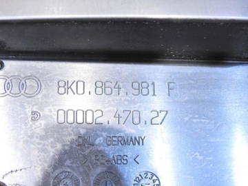 TUNEL ŚRODKOWY PODŁOKIETNIK AUDI A4 B8