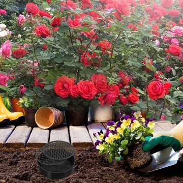 Siatki do gleby Siatki Lekkie narzędzia ręczne Trwały, uniwersalny otwór różnicowy