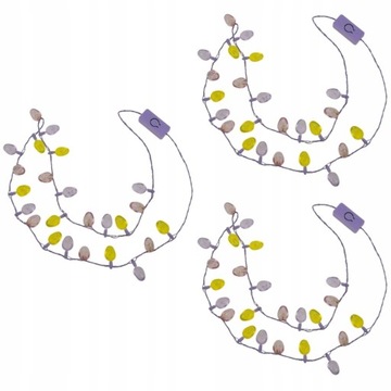 3 pcs Holiday Pendant Necklace Party Facors