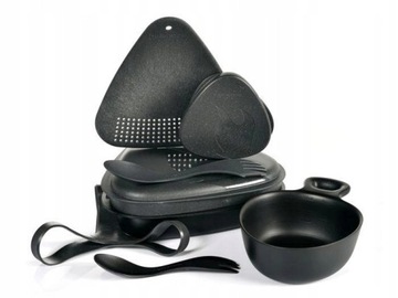 Menażka zestaw turystyczny + sporki Light My Fire Outdoor Bio black