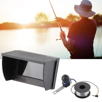 5-дюймовый эхолот ips hd 2000cd ночного видения ip68 водонепроницаемая камера для рыбалки м