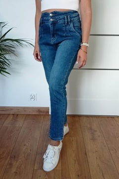 MS7 M.SARA Mom Fit джинсы МОДНЫЕ Boyfriend XL /42