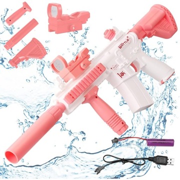 PISTOLET NA WODĘ KARABIN ELEKTRYCZNY AUTOMATYCZNY DLA DOROSŁYCH I DZIECI