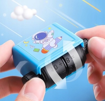 МАТЕМАТИЧЕСКИЙ ПРИНТЕР/СЧЕТ ШТАМПОВ 4 ШТ.