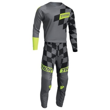 ZESTAW BLUZA SPODNIE ENDURO THOR SECTOR SZARY 32/S