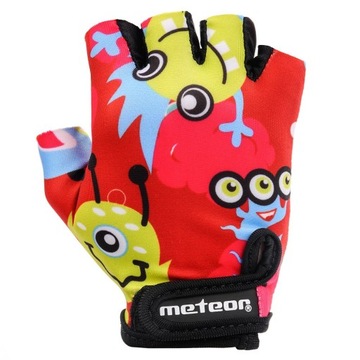 ВЕЛОСИПЕДНЫЕ ПЕРЧАТКИ METEOR JUNIOR MONSTERS XS