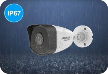 HIKVISION МОНИТОРИНГ HIKVISION IP 4MPX IP67 +APKA
