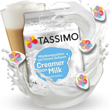 Kapsułki mleczne do ekspresu Tassimo Creamer From Milk MLEKO PIANA 16 szt