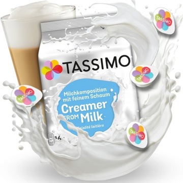 Молочные капсулы для эспрессо-машины Tassimo Creamer From Milk MILK FOAM 16 шт.