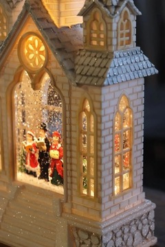 ДОМ РОЖДЕСТВЕНСКИЙ РОДНОЙ, СВЕТЯЩИЙСЯ ФОНАРЬ, ЦЕРКОВНЫЕ УКРАШЕНИЯ, LED