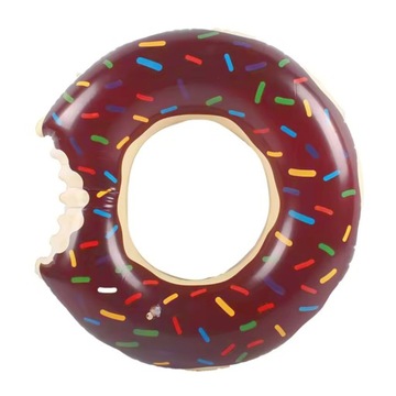 НАДУВНОЕ ПЛЯЖНОЕ КОЛЕСО ДЛЯ БАССЕЙНА ПЛЯЖА КОЛЬЦО 120 СМ DONUT DONUT