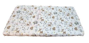 Prześcieradło z gumką do dostawki, KINDERKRAFT 47x82 neste up 2, Bambi