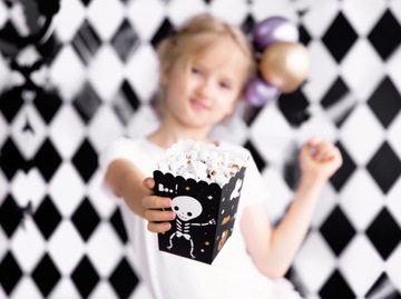 Pudełka na popcorn BOO!, 6 szt.