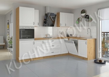 STILO Кухонная мебель МДФ 240 CM белый матовый